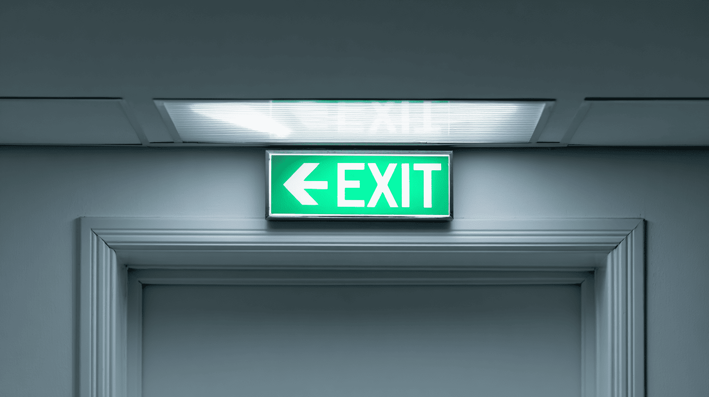 pictogram nooduitgang wetgeving